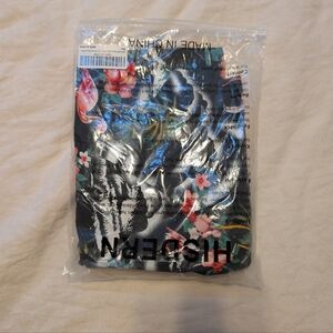 Black Hawaiian shirt